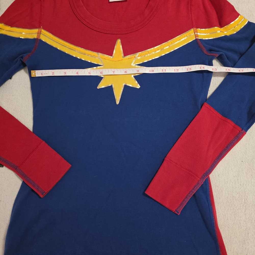 Hanna Andersson Captain Marvel Pajama Set - Picture 3 of 12